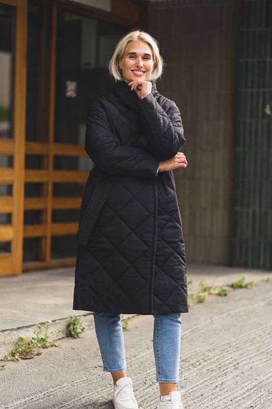 Alma Quilted Jacket Black 