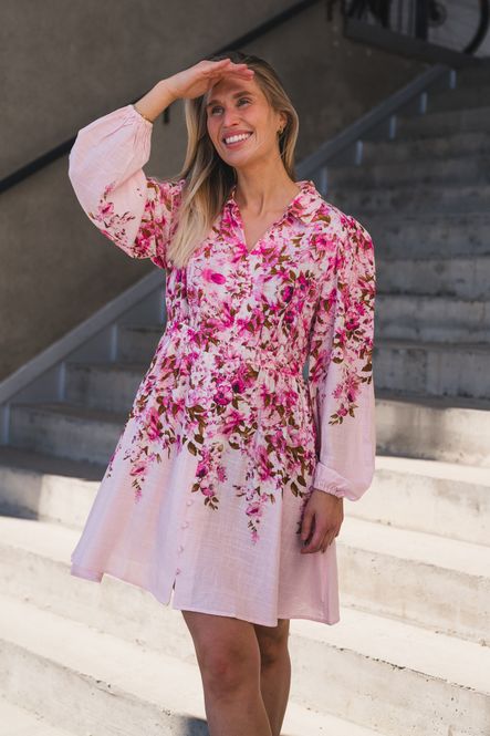 Hovedbilde Cleo LS Dress Pale Lilac Cleo Print 