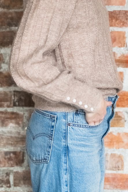 Hovedbilde Mira Amalie Pullover Mocha Merin Melange 