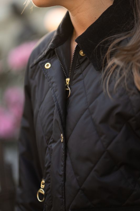 Martha Quilted Jacket Black 