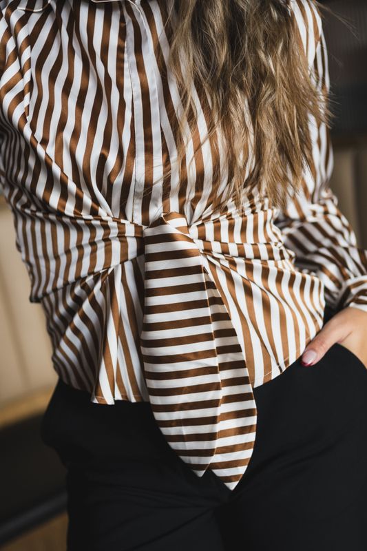 Lee Shirt Toffee Stripe 