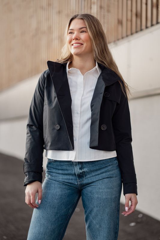 Skydekke Trench New Black 