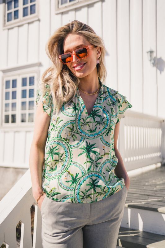 Ella Blouse Cockatoo 