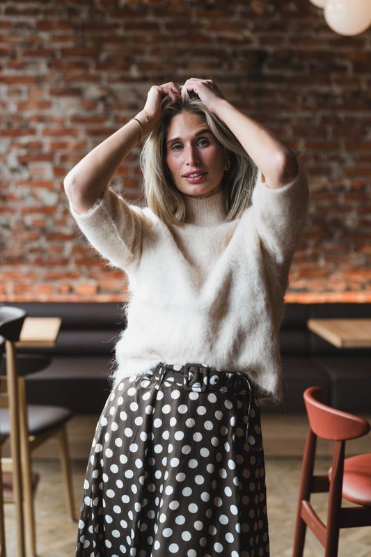 Hairy Knit Turtleneck Soft 