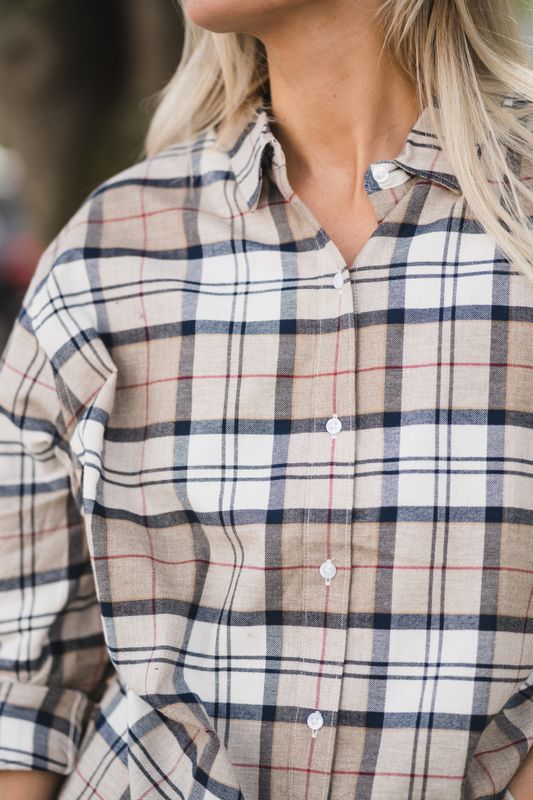 Elishaw Shirt Hessian Tartan 