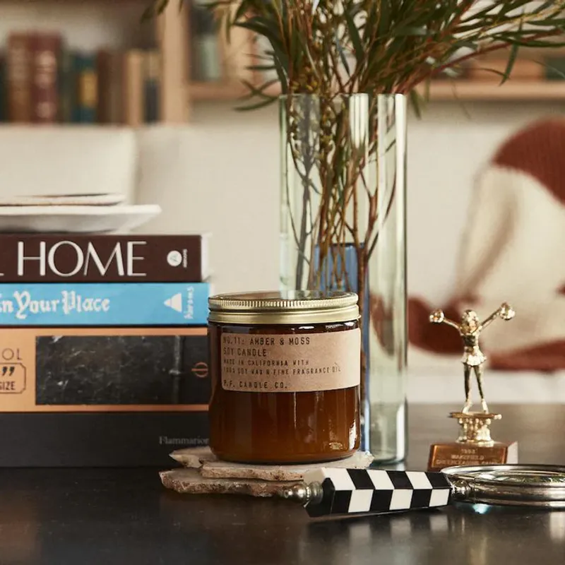 NO. 11 Amber and Moss Soy Candle Large