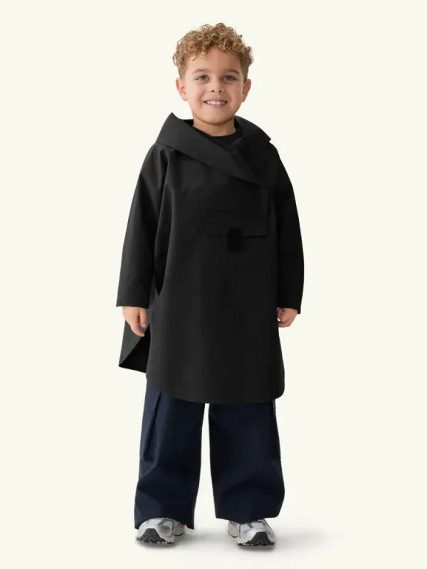 Bergen Poncho Mini Black 