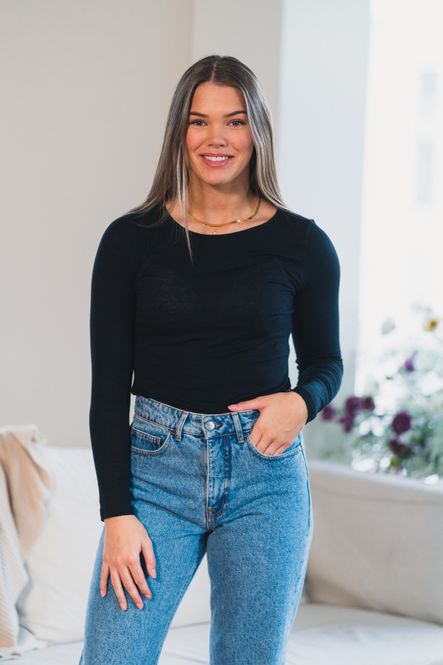 Hovedbilde Perfect Line Cashmere Longsleeve Black 