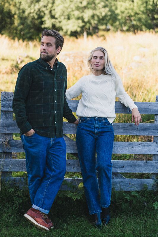 Blair Tailored Tartan Cord Shirt Classic Tartan 