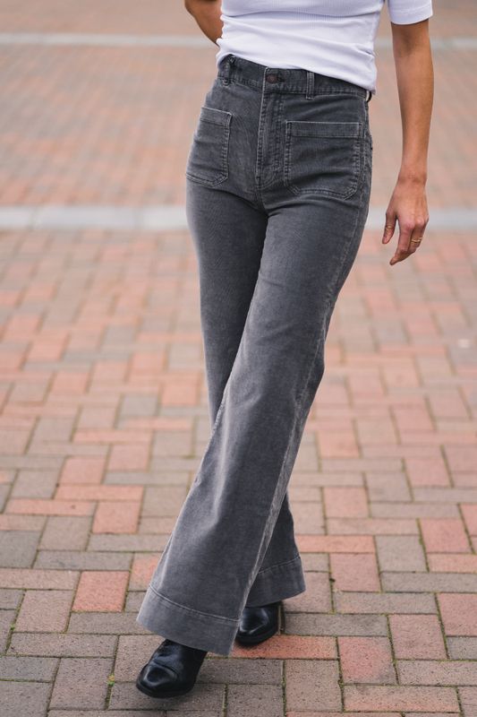 St Monica Grey Corduroy 
