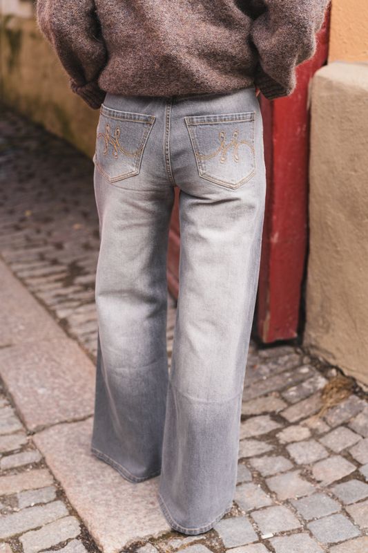 Irina Wide Leg Grey 
