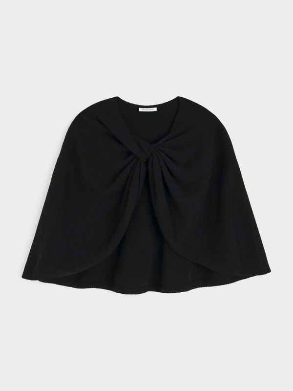 Pinne Wool Cape Black 