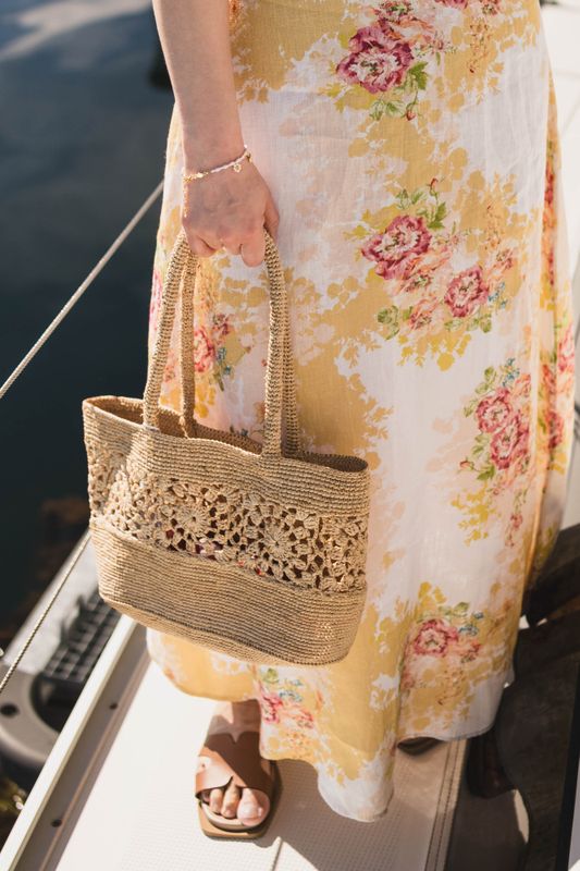 Linen V-Neck Dress Amore 