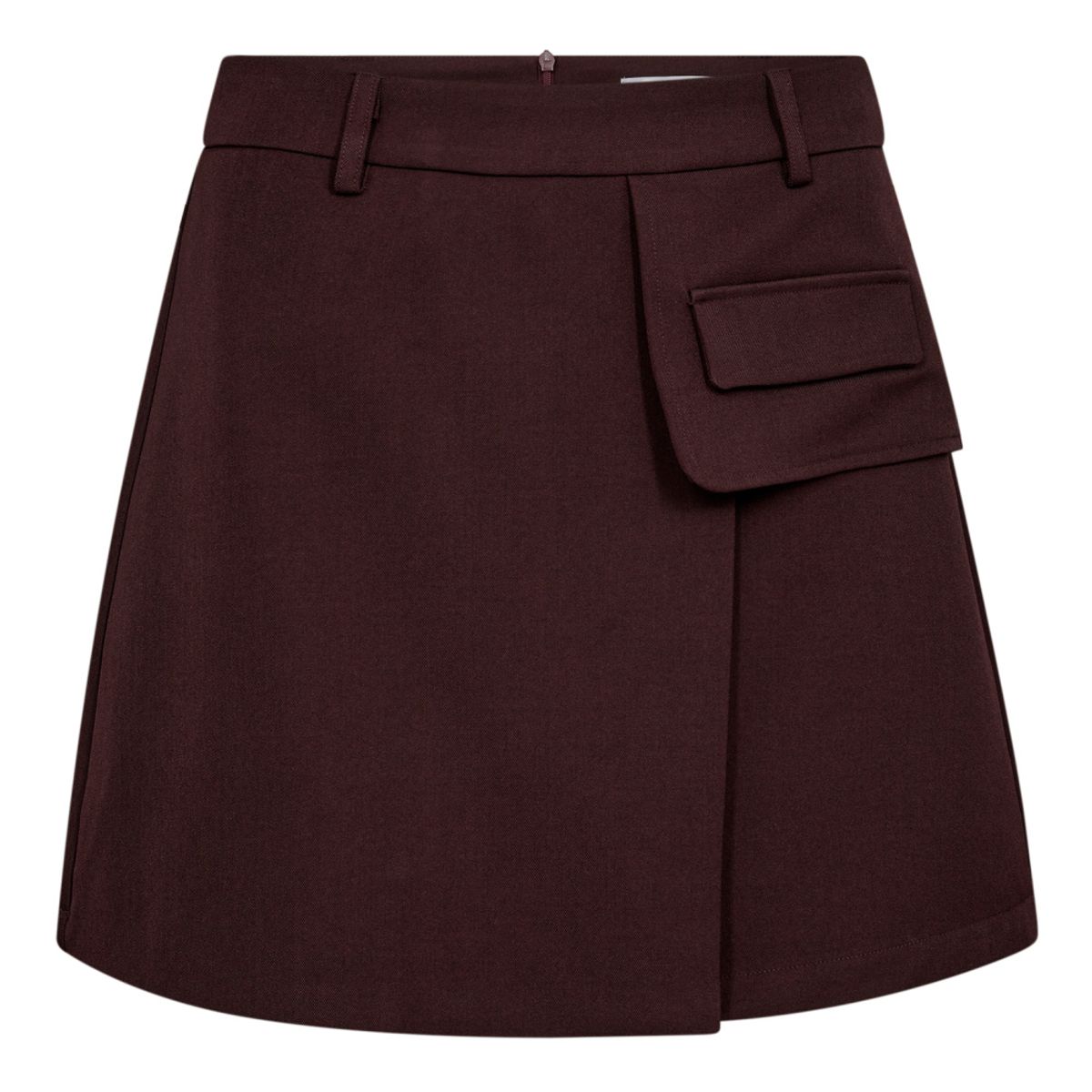 Luna Pocket Skirt Winered 