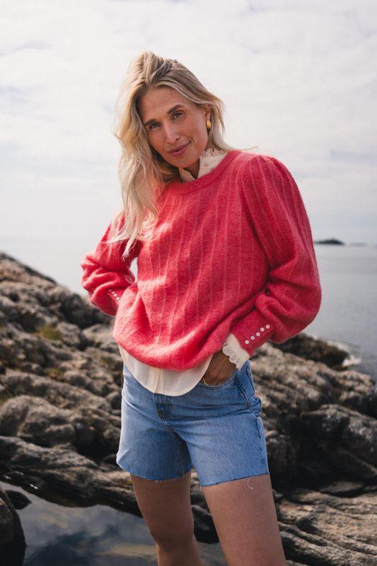 Amalie Puff Pullover Tea Rose 