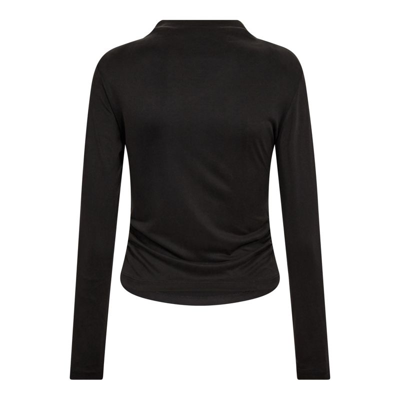 Camilla Padded LS Blouse Black 
