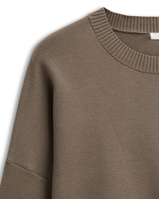 Serge Roundneck Sweater Taupe 