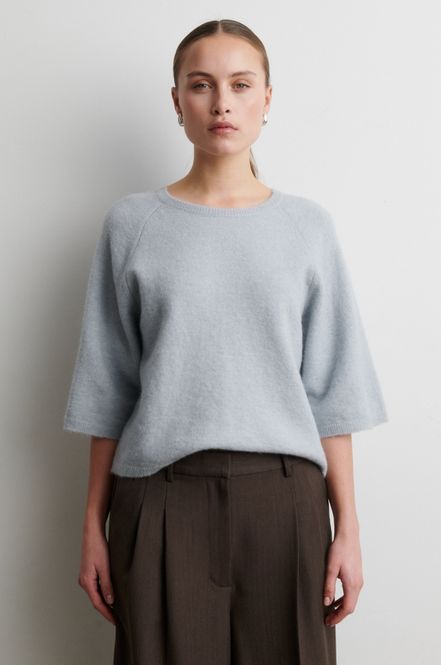 Hovedbilde Gabby Knit SS O-Neck Quarry 