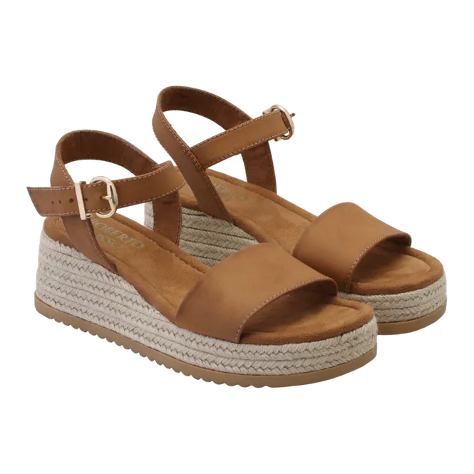 Hovedbilde Lili Wedge Cognac