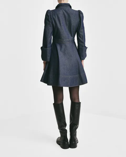 Hovedbilde Denim Mini Dress Dark Blue 