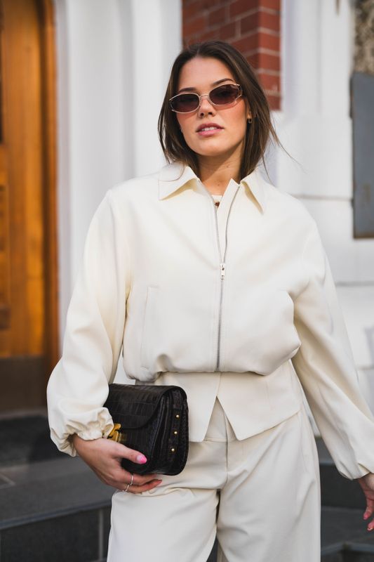 Denielle Structure Jacket Offwhite 