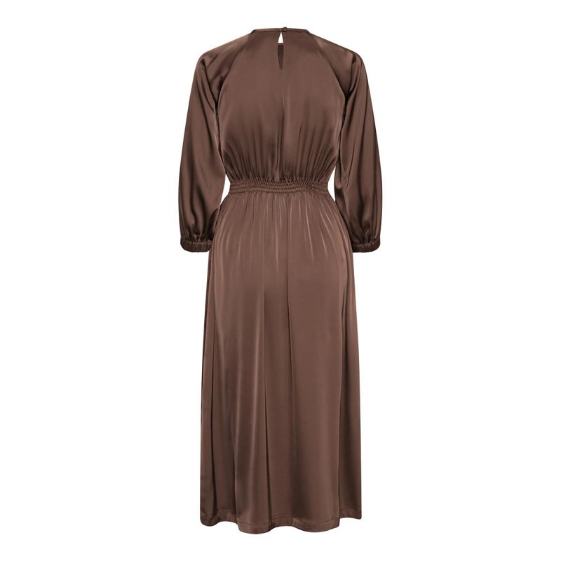 Rachel Dress Semi Rich Brown