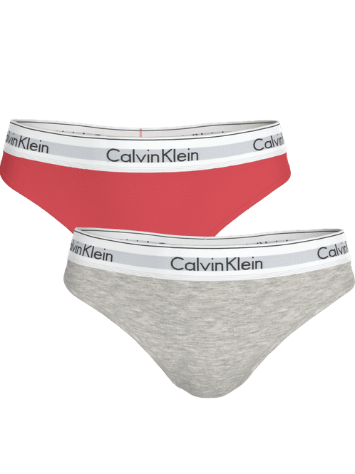 Hovedbilde Thong 2PK Punch Pink/Grey Heather 