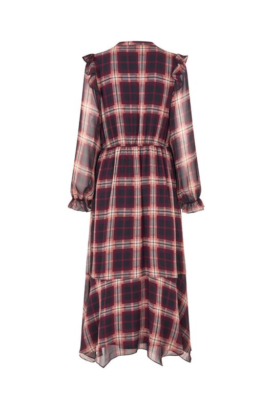 Dittacras Dress Bordeaux Check