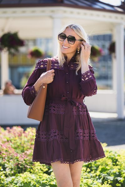 Hovedbilde Honesty Dress Burgundy 