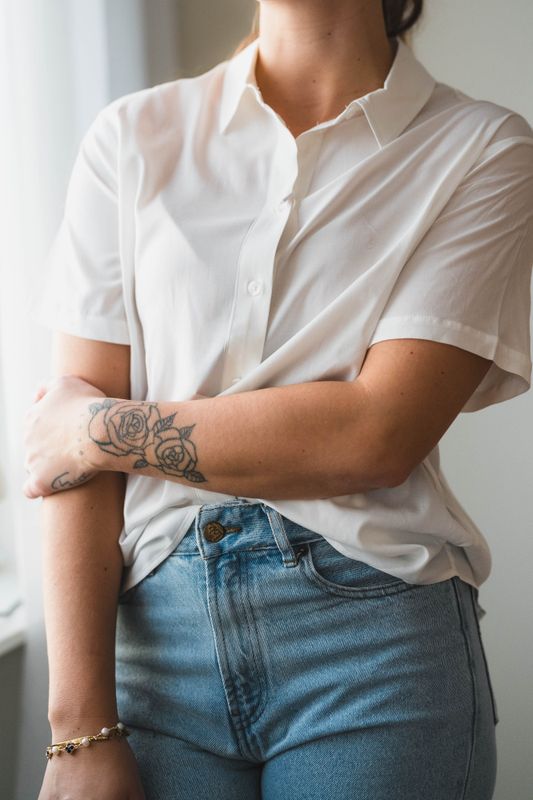 Saminna SS Shirt 9942 Clear Cream 