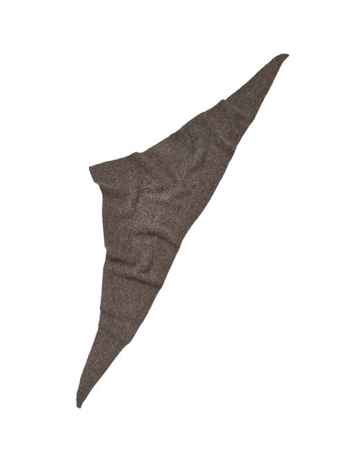 Hovedbilde Alpaca-Wool Triangle Scarf Hot Fudge Brown 