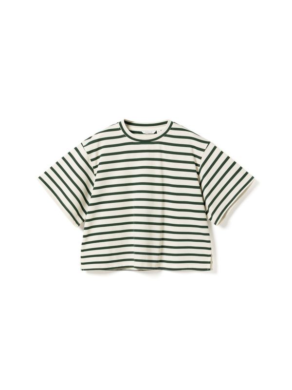 Maple T-Shirt Eton Ivory Green Stripe