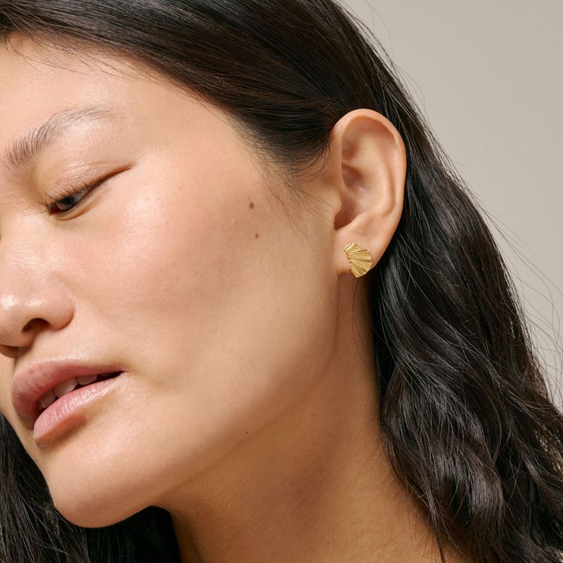Mini Wave Earring Gold 