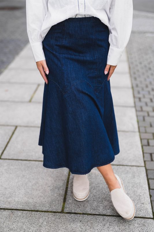 Denim Skirt Denim Blue 