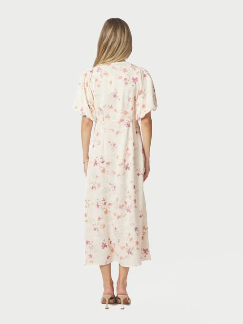 Hovedbilde Illana Sateen Print Dress Creme 
