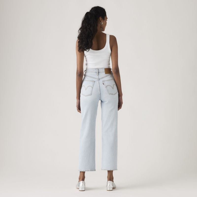 Ribcage Straight Ankle Light Indigo Filter Her