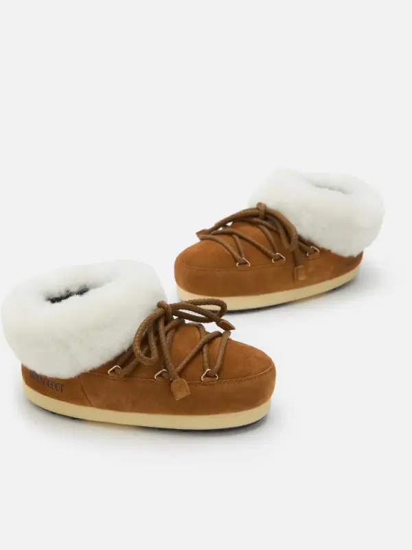 Evx Mule Suede Cognac/Natural 