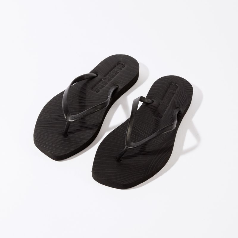 Tapered Flip Flops Black 