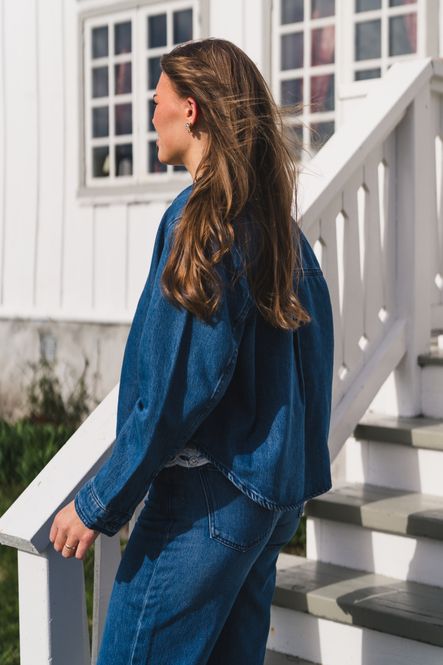 Hovedbilde Cecilie Shirt Mid Blue Wash 