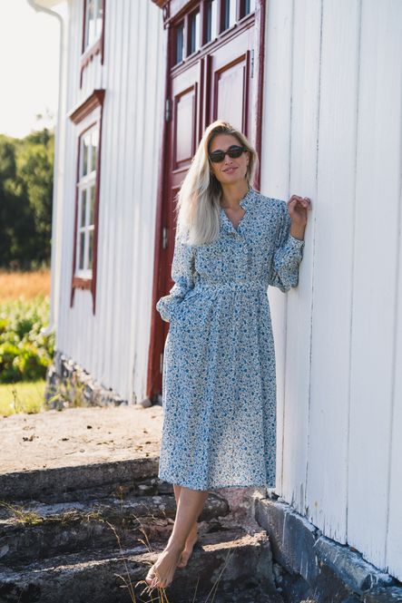 Hovedbilde Astrid Midi Dress Q Harbor Flower 