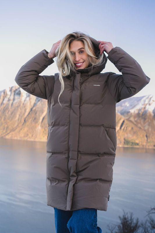 Loen Down Jacket Taupe 
