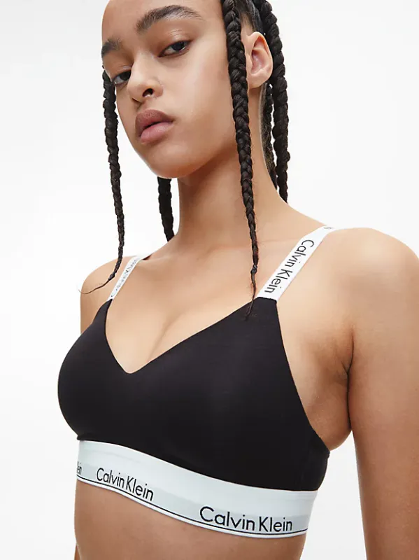 Lightly Lined Bralette Black 