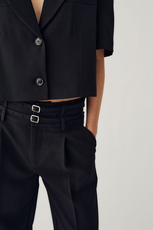 Darryl HW Pants Black 
