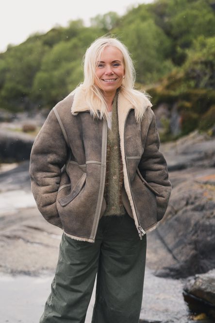 Hovedbilde Louie Shearling Jacket Taupe 