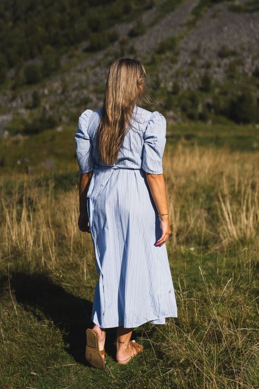 Scarlett Short Stripe Light Blue 