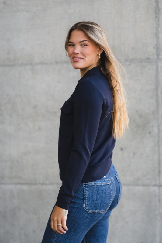 Beca Cardigan Marine Blue 