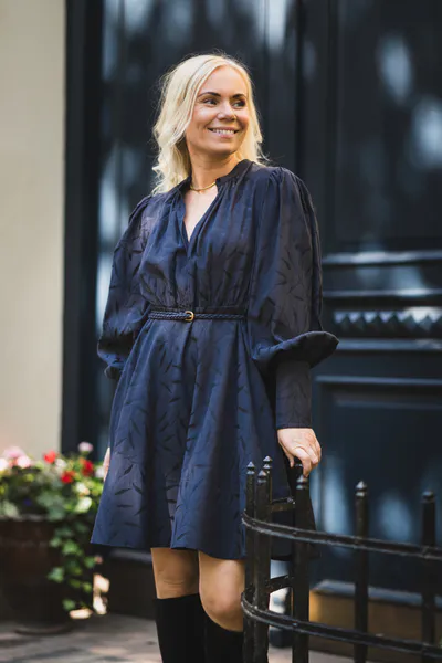 Hovedbilde Jacquard Mini Dress Anthracite