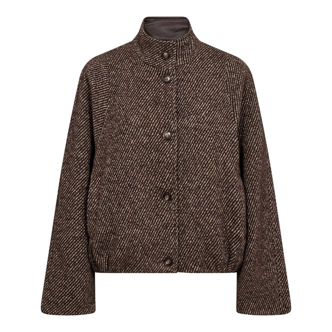 Hovedbilde Sacha Balloon Jacket Dark Brown 