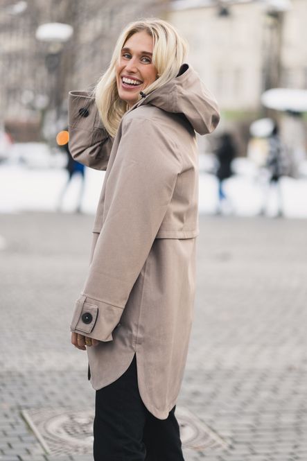 Hovedbilde Havbris Coat Taupe 