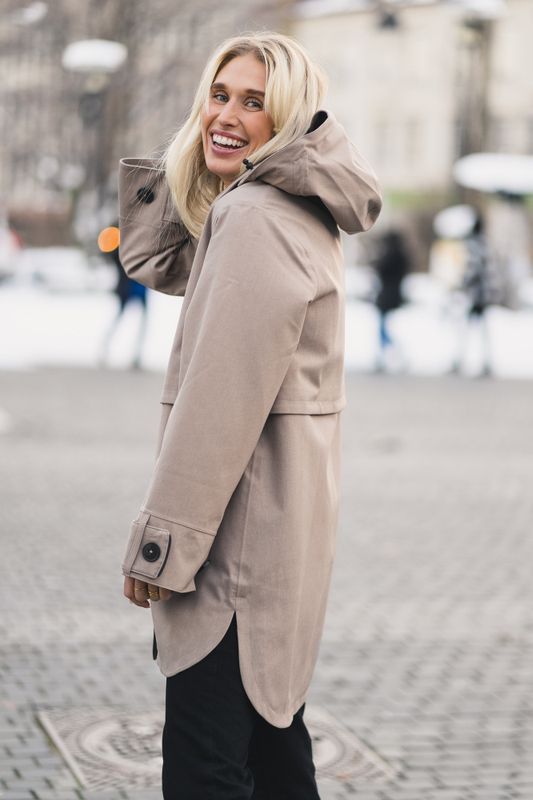 Havbris Coat Taupe 